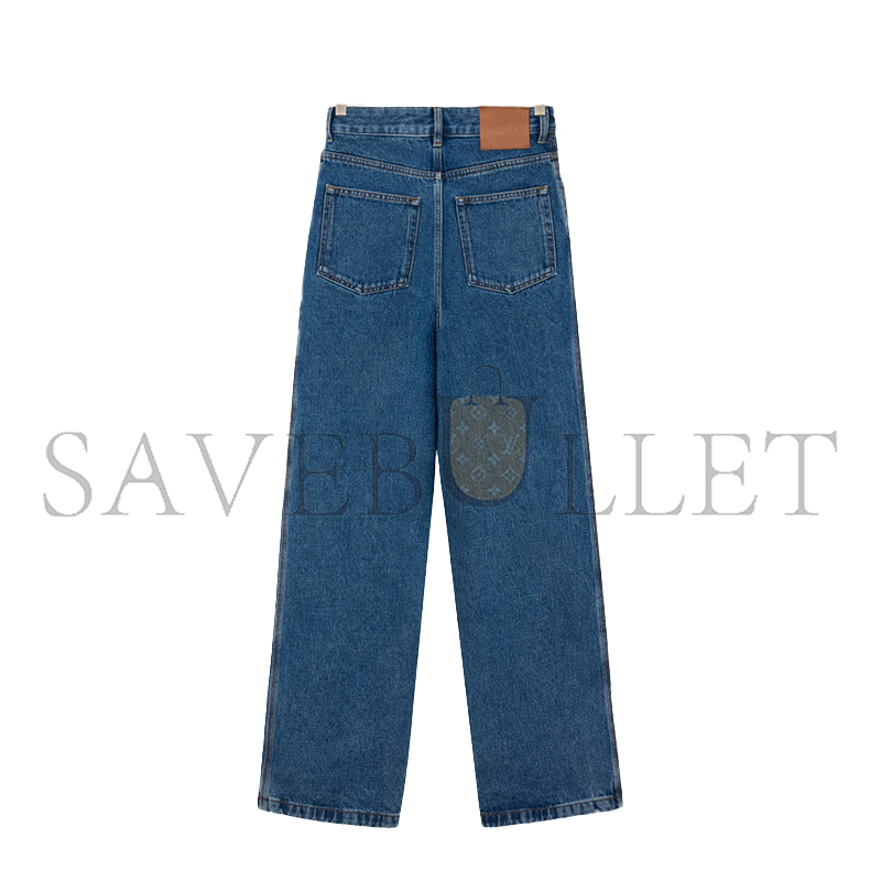 LOEWE ANAGRAM BAGGY JEANS IN DENIM H526Y11WA6